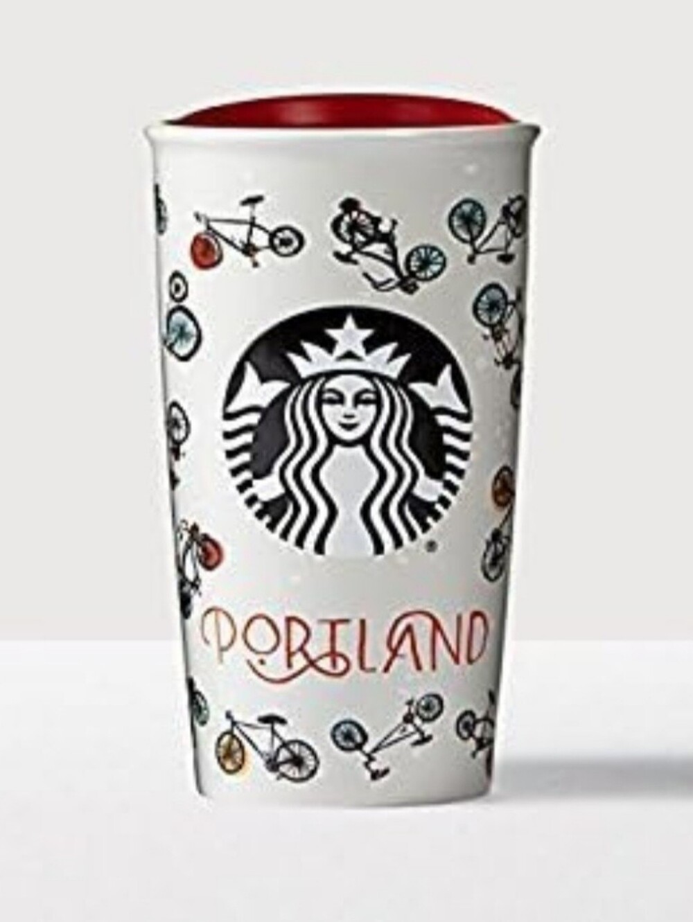 Starbucks "Portland" Ceramic Tumbler (2016), NEW